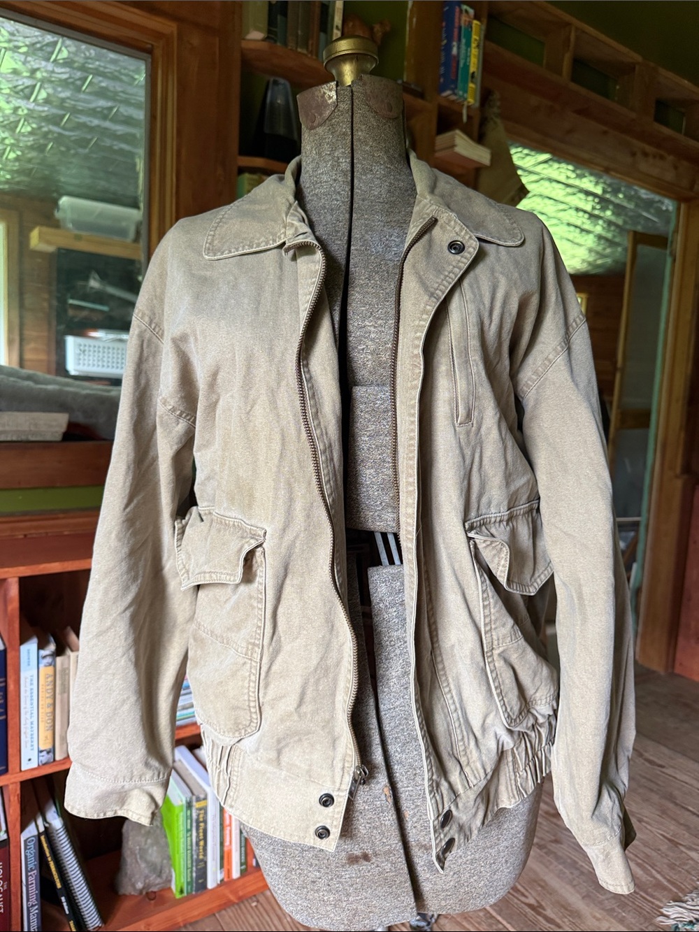 Jansport Utility Jacket in Khaki Tan